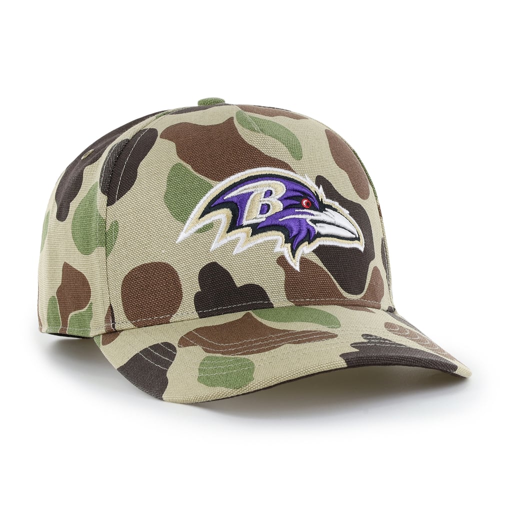Baltimore Ravens Carhartt x '47 Hitch Adjustable Hat - Duck Camo
