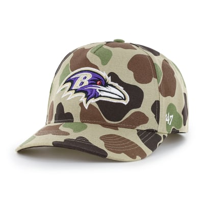 Baltimore Ravens Carhartt x '47 Hitch Adjustable Hat - Duck Camo