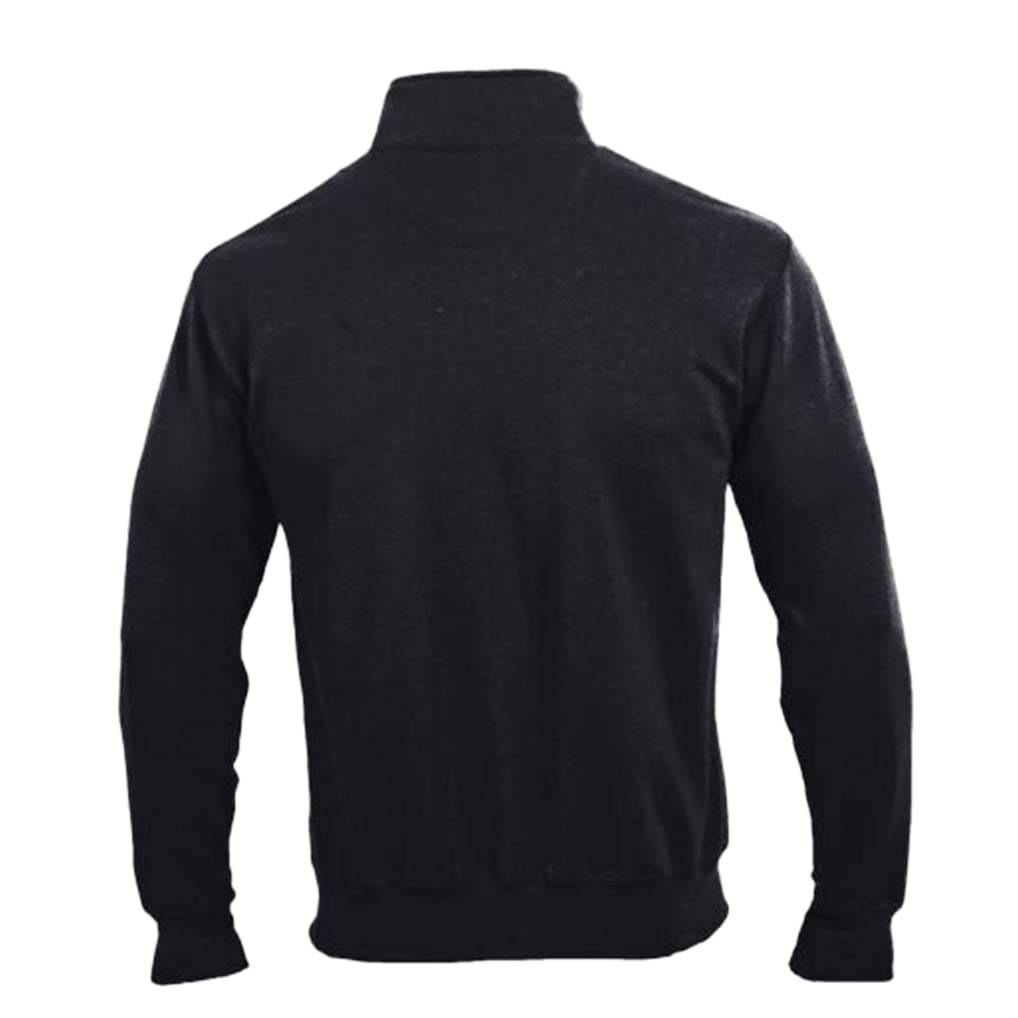 Baltimore Ravens Champion Powerblend Quarter-Zip Pullover - Black