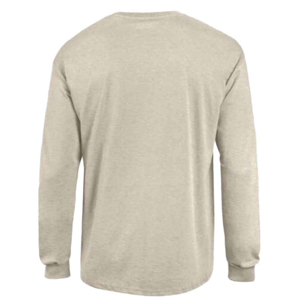  Baltimore Ravens Champion White Ink Jersey Long Sleeve T-Shirt - Heather Oatmeal