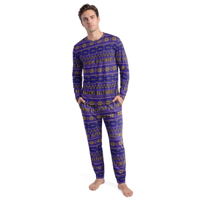 Baltimore Ravens Concepts Sport Jubilee Long Sleeve T-Shirt & Pant Set - Purple