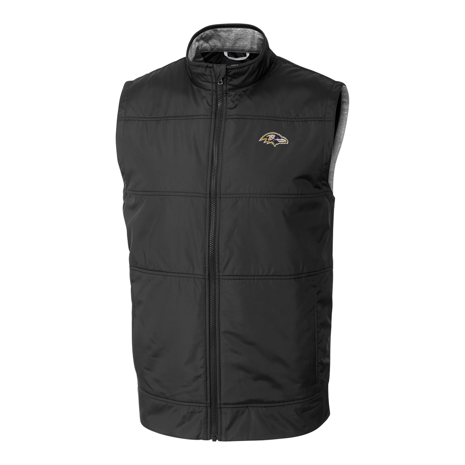 Men's Cutter & Buck Black Baltimore Ravens Big & Tall Stealth Full
