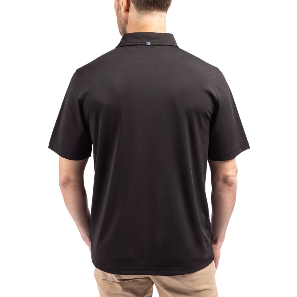 Baltimore Ravens Cutter & Buck Virtue Eco Pique Recycled Polo - Black