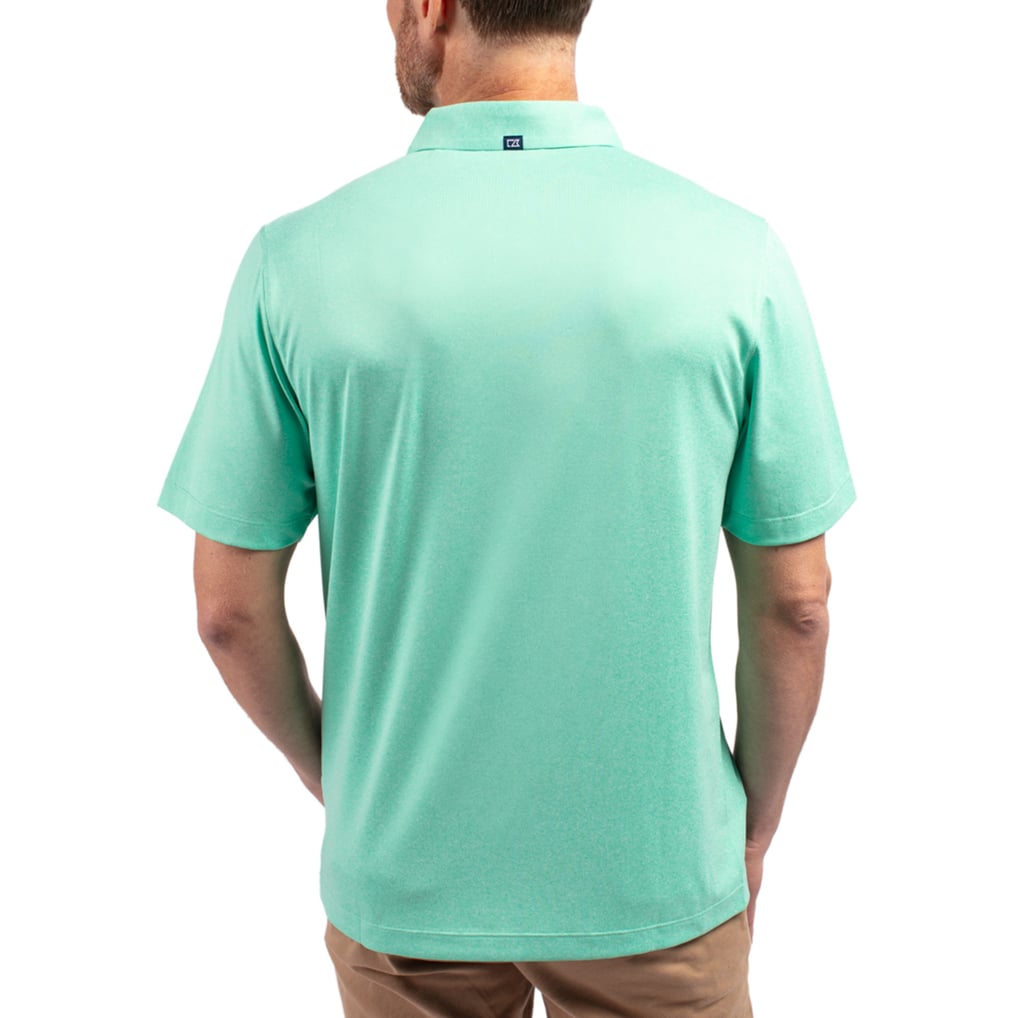 Baltimore Ravens Cutter & Buck Forge Eco Stretch Recycled Polo - Heather Mint