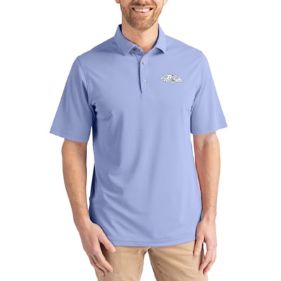  Baltimore Ravens Cutter & Buck Virtue Eco Pique Recycled Polo - Purple