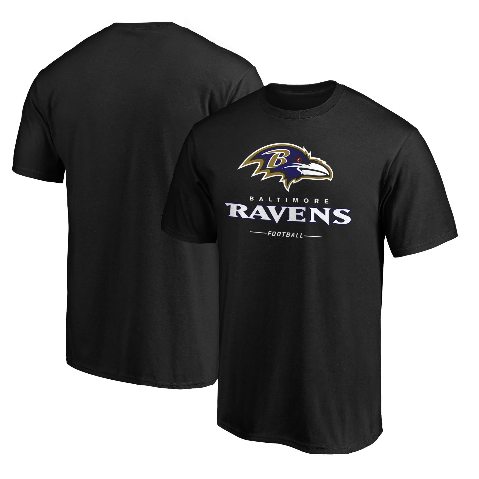 Men's Fanatics Black Baltimore Ravens Big & Tall Team Logo Lockup