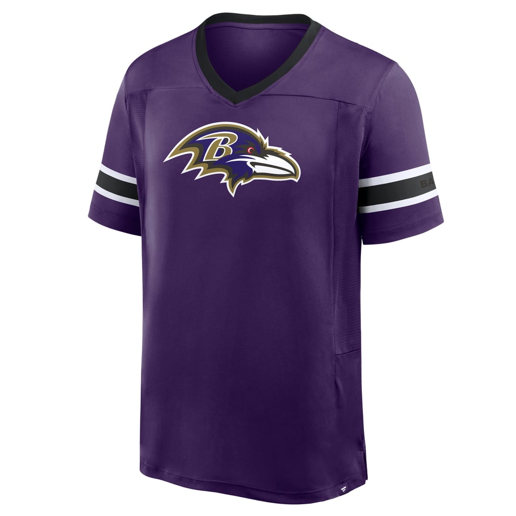Baltimore Ravens Fanatics Hometown Premium Hashmark V-Neck T-Shirt - Purple