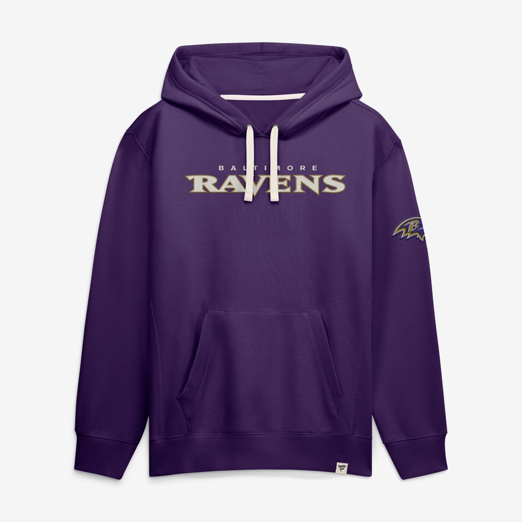 Baltimore Ravens Fanatics New Horizons Heritage Pullover Hoodie - Purple