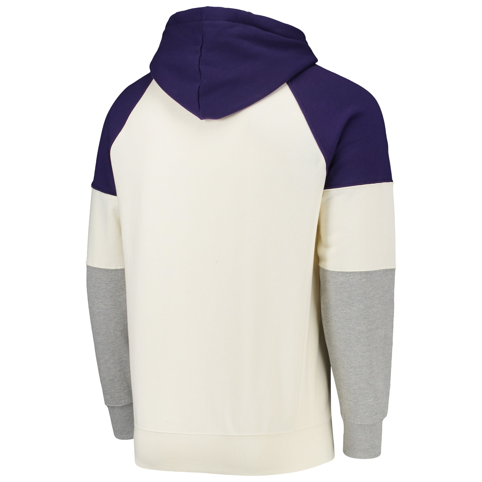 Men's Hands High White/Purple Baltimore Ravens Point Check French