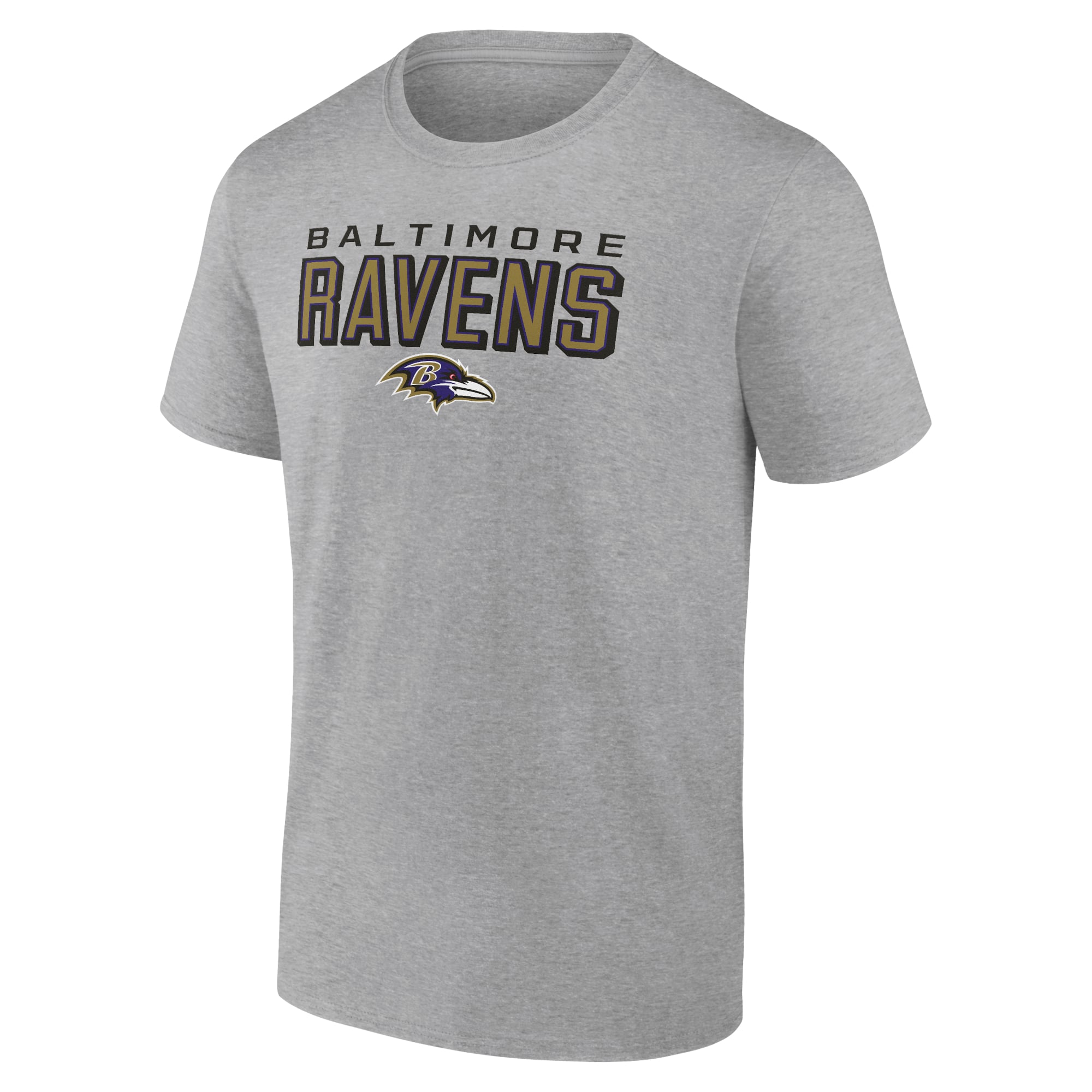 Men's Heather Gray Baltimore Ravens Swagger T-Shirt