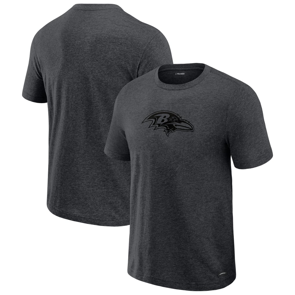  Baltimore Ravens J. Palmer Players Lounge Tri-Blend T-Shirt - Graphite