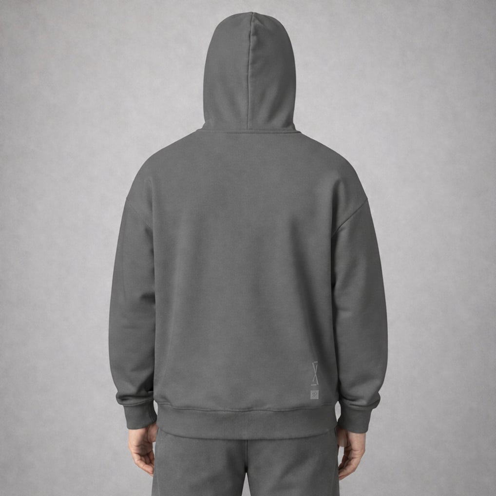  Baltimore Ravens Levelwear Luxe Zone Pullover Hoodie - Gray