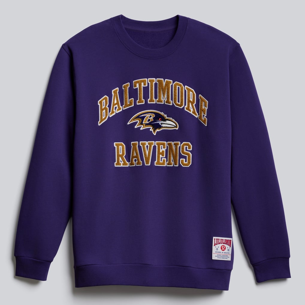  Baltimore Ravens lululemon Graphic Steady State Sweatshirt - True Purple