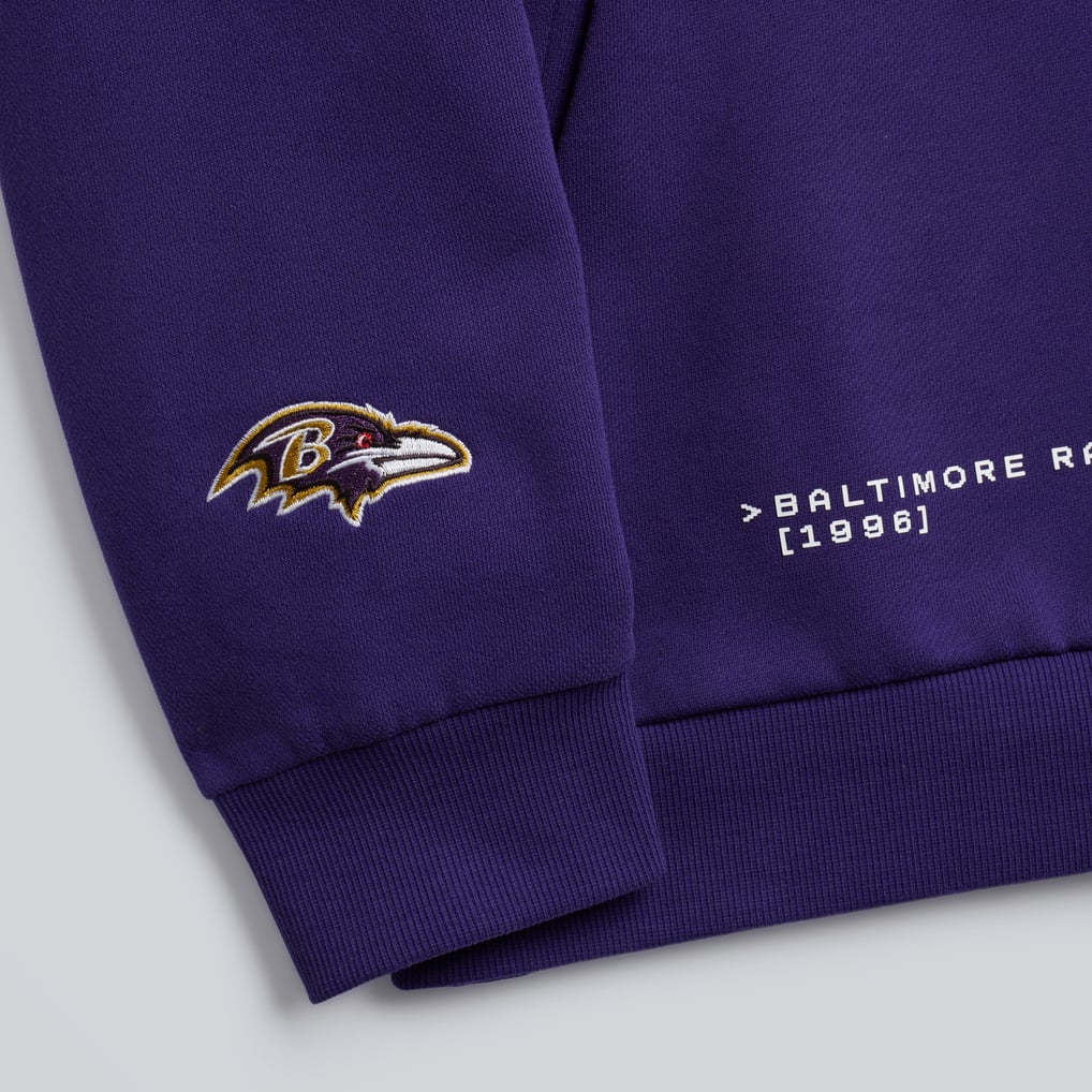 lululemon Baltimore Ravens True Purple Steady State Pullover Hoodie