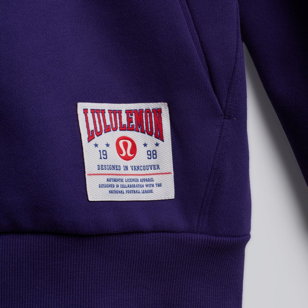 lululemon Baltimore Ravens True Purple Steady State Pullover Hoodie