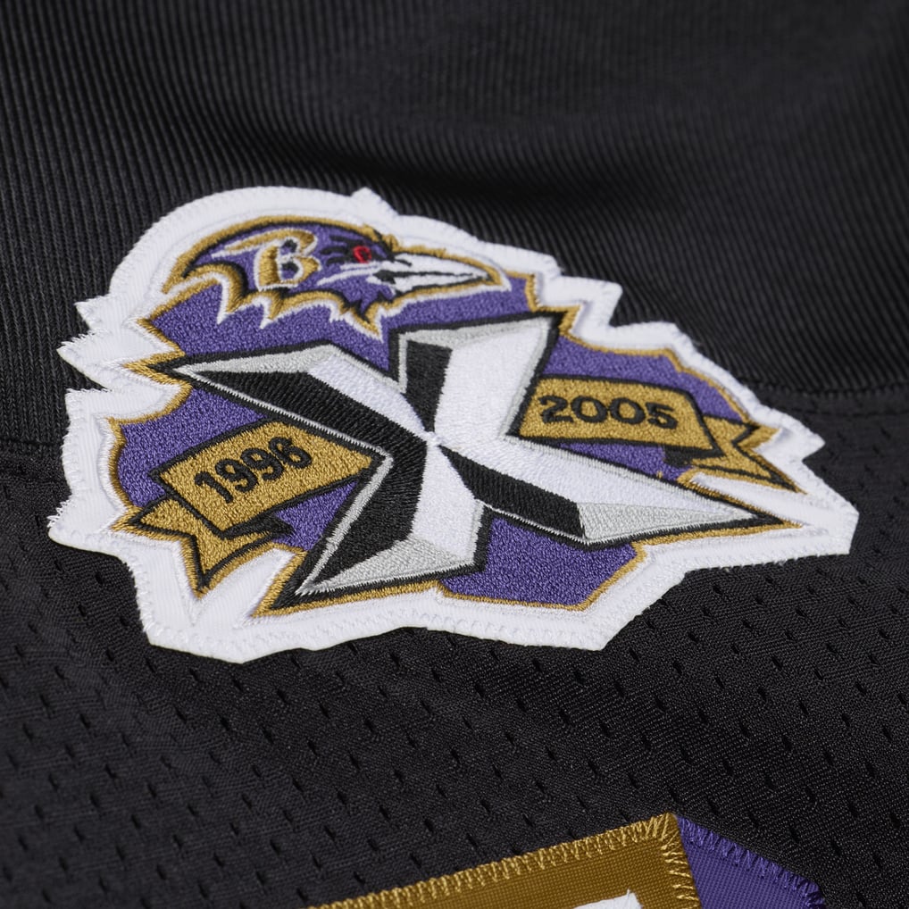 Deion Sanders Baltimore Ravens Mitchell & Ness 2005 Authentic Throwback Jersey - Black
