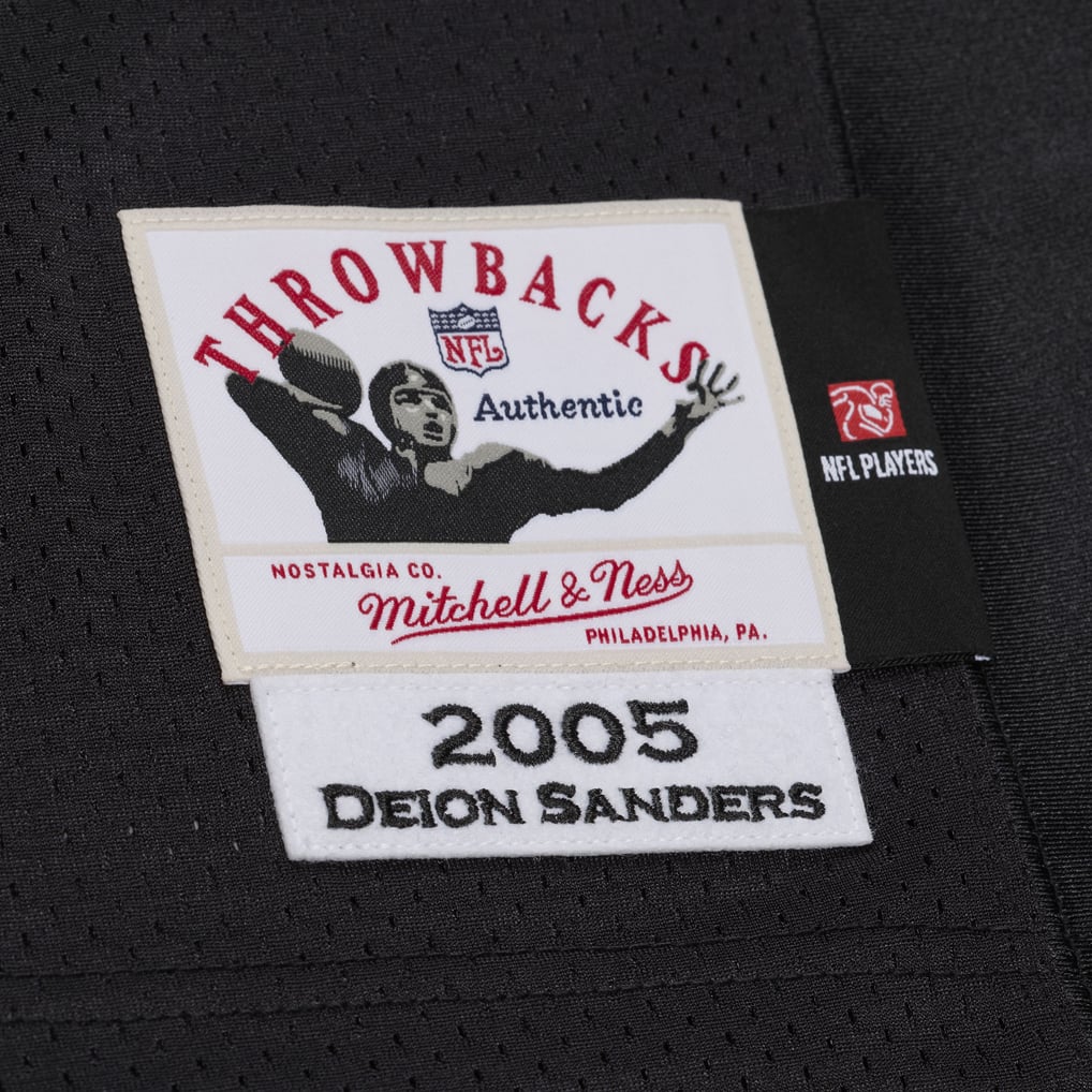 Deion Sanders Baltimore Ravens Mitchell & Ness 2005 Authentic Throwback Jersey - Black