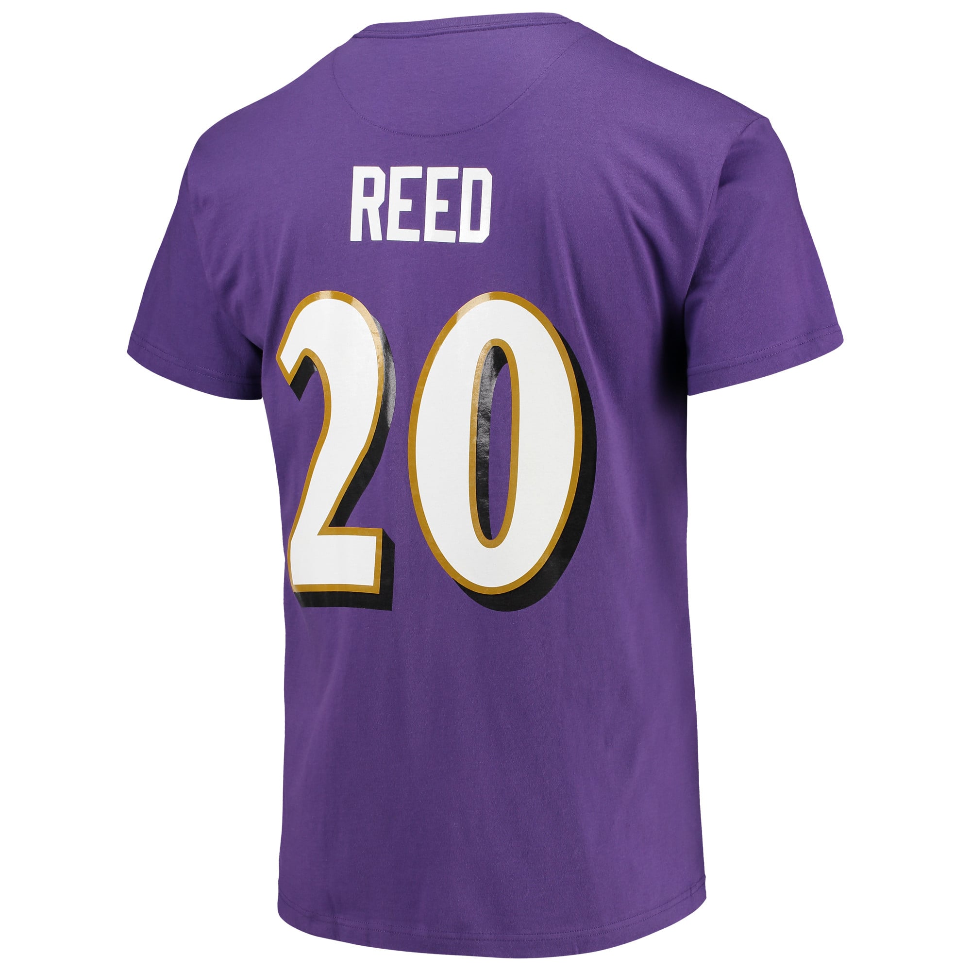 Men's Baltimore Ravens Ed Reed Mitchell & Ness Purple Retired