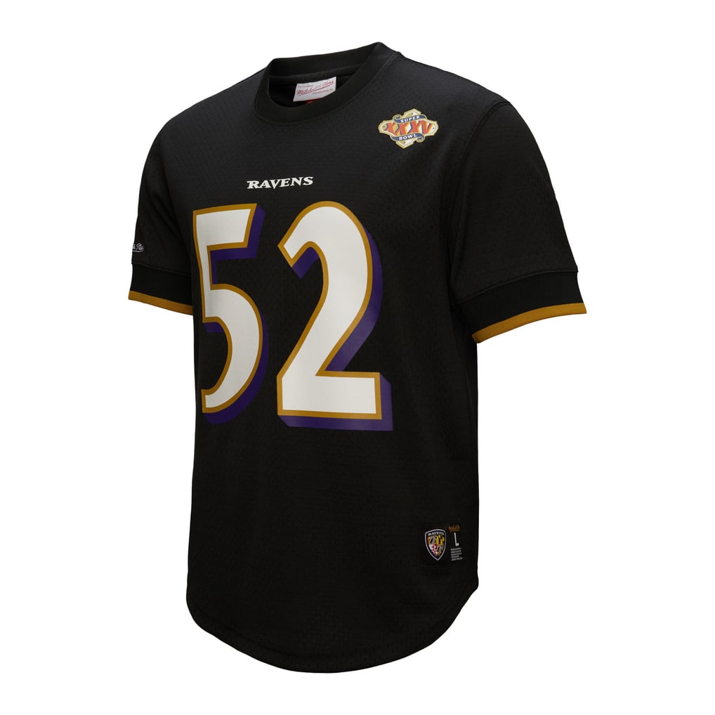 Ray Lewis Baltimore Ravens Mitchell & Ness Retired Player Name & Number Mesh Top - Black