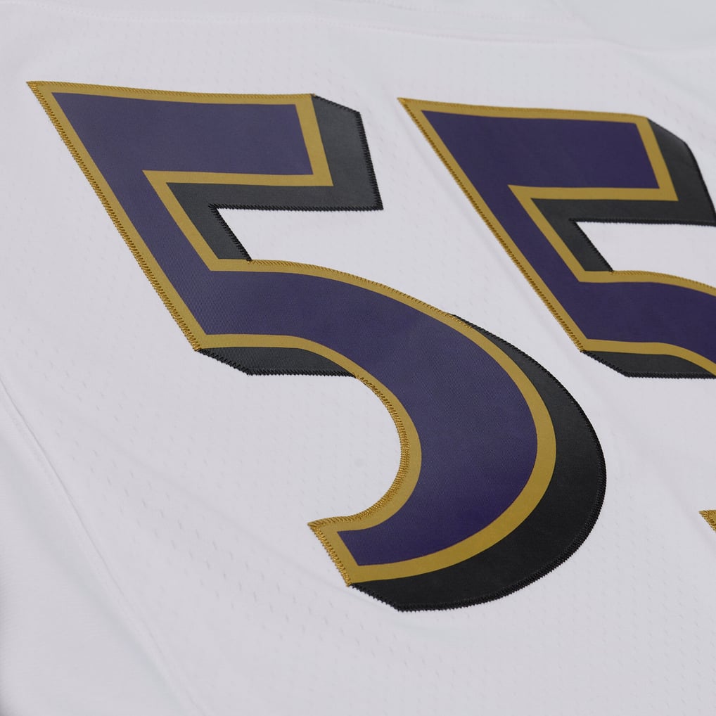 Terrell Suggs Baltimore Ravens Mitchell & Ness 2003 Legacy Replica Player Jersey - White
