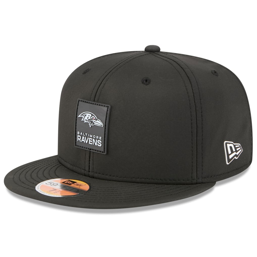 Baltimore Ravens New Era 2025 Sideline  59FIFTY Fitted Hat - Black