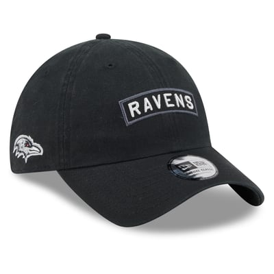 Baltimore Ravens New Era 2026 Salute To Service Casual Classic Adjustable Hat - Black