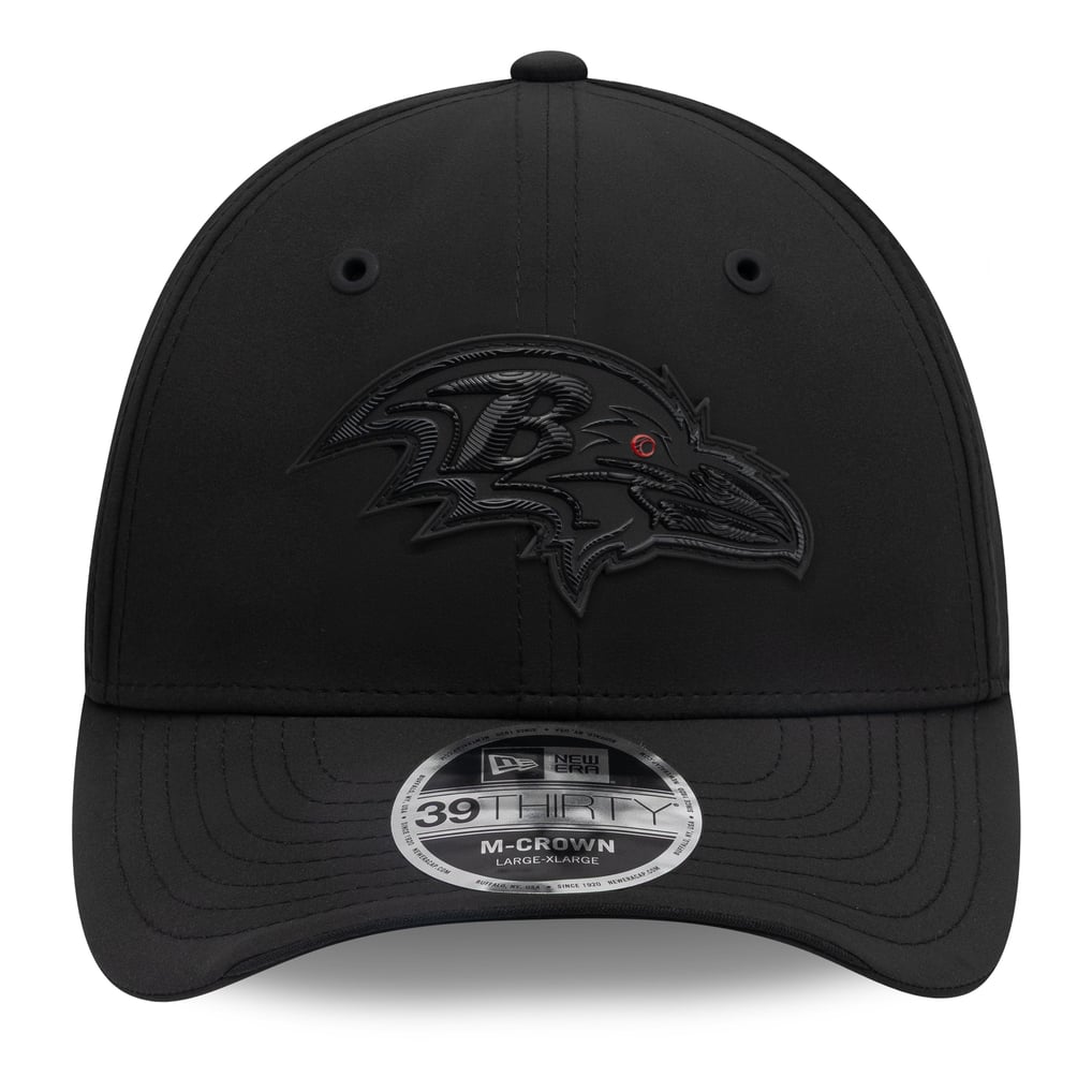 Baltimore Ravens New Era 2026 Sideline 39THIRTY M-Crown Stretch Hat - Black