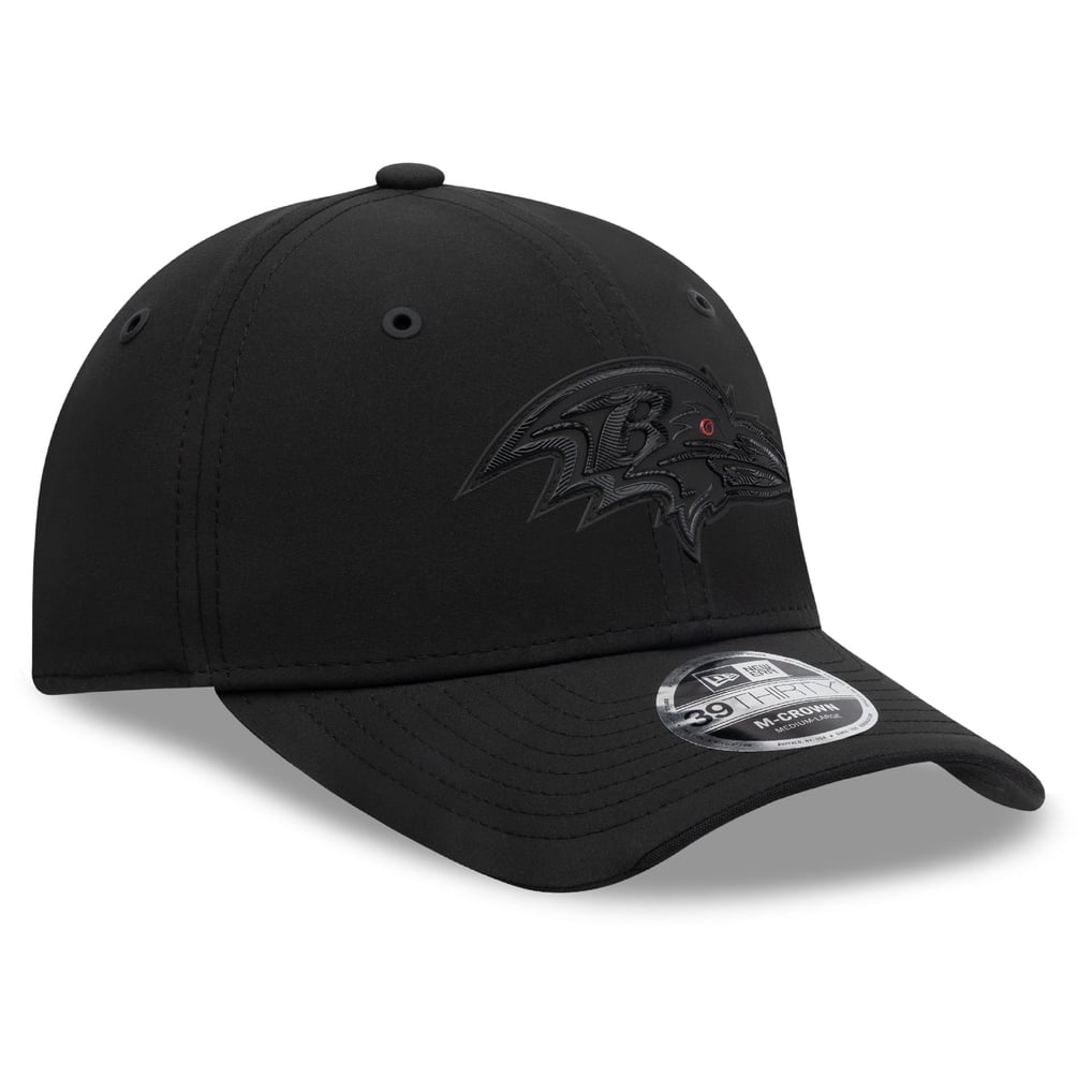 Baltimore Ravens New Era 2026 Sideline 39THIRTY M-Crown Stretch Hat - Black