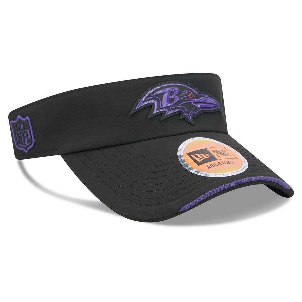 Baltimore Ravens New Era 2026 Sideline Adjustable Visor - Black