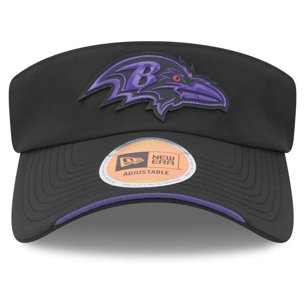 Baltimore Ravens New Era 2026 Sideline Adjustable Visor - Black