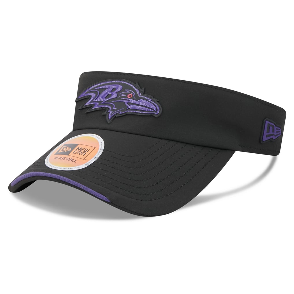 Baltimore Ravens New Era 2026 Sideline Adjustable Visor - Black