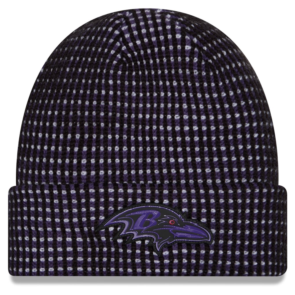 Baltimore Ravens New Era 2026 Sideline Cold Weather  Cuffed Knit Hat - Black