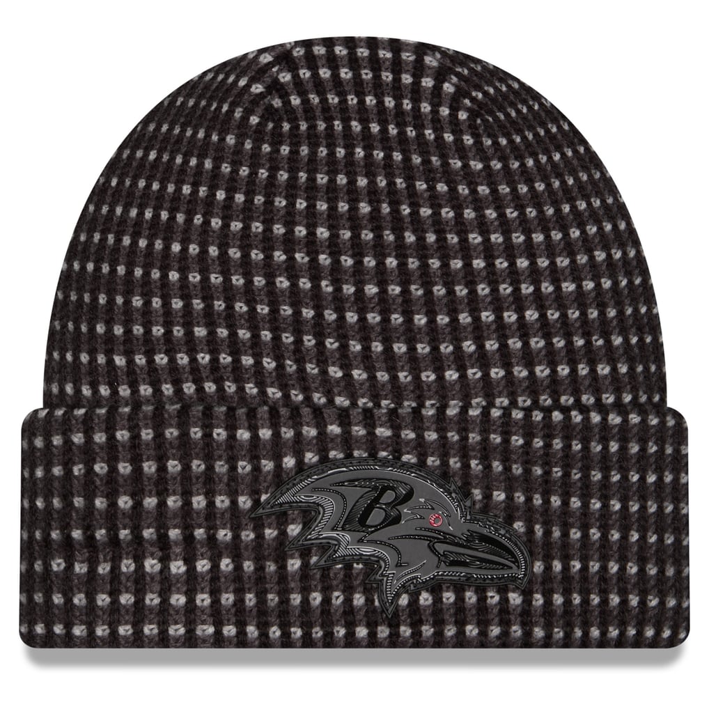 Baltimore Ravens New Era 2026 Sideline Cold Weather  Cuffed Knit Hat - Black