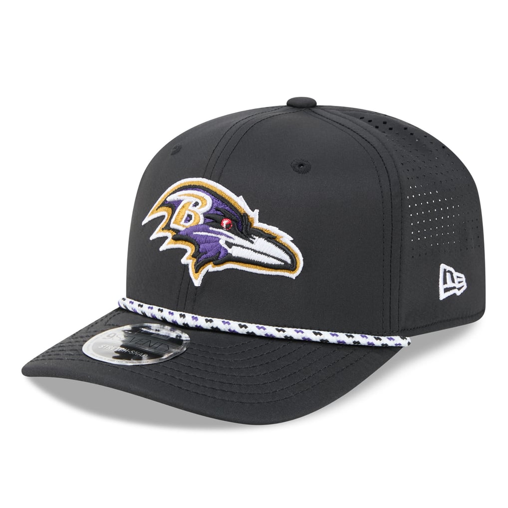 Baltimore Ravens New Era 9SEVENTY Adjustable Hat - Black