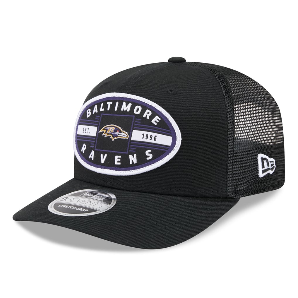 Baltimore Ravens New Era Collegiate 9SEVENTY Trucker Hat - Black