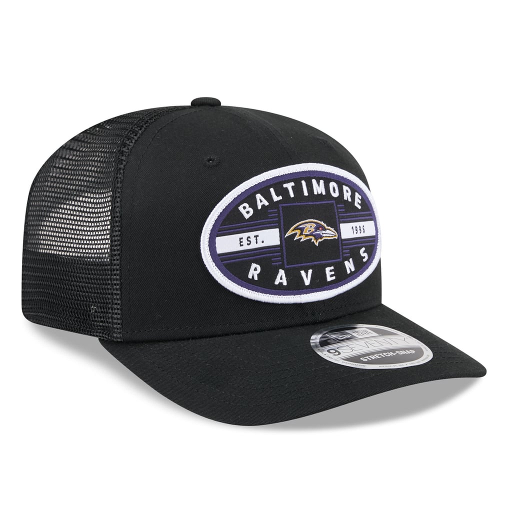 Baltimore Ravens New Era Collegiate 9SEVENTY Trucker Hat - Black