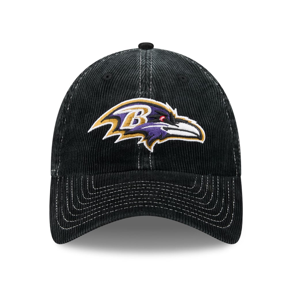 Baltimore Ravens New Era Corduroy Casual Classic Adjustable Hat - Black