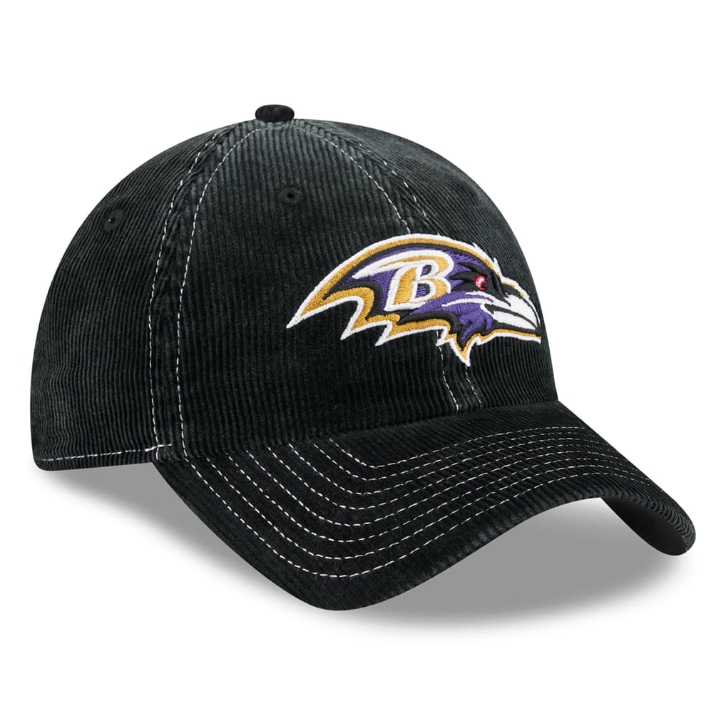 Baltimore Ravens New Era Corduroy Casual Classic Adjustable Hat - Black