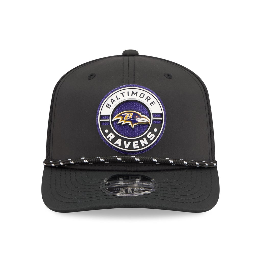 Baltimore Ravens New Era Game 9SEVENTY Adjustable Hat - Black