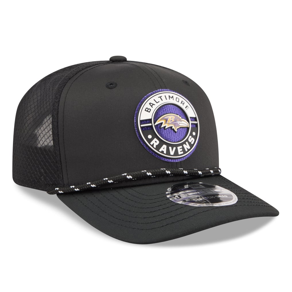 Baltimore Ravens New Era Game 9SEVENTY Adjustable Hat - Black