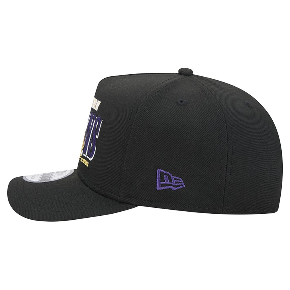 Baltimore Ravens New Era Laurel A-Frame 9FIFTY Snapback Hat - Black