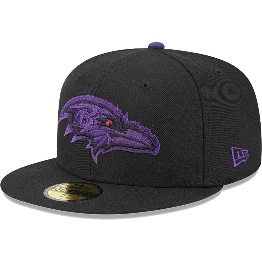 Baltimore Ravens New Era Pop 59FIFTY Fitted Hat - Black