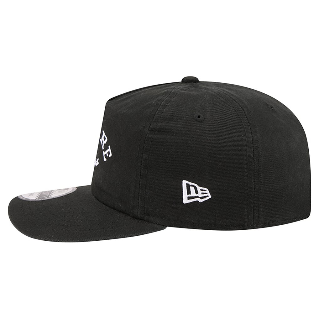 Baltimore Ravens New Era Stacked 19TWENTY Adjustable Hat - Black