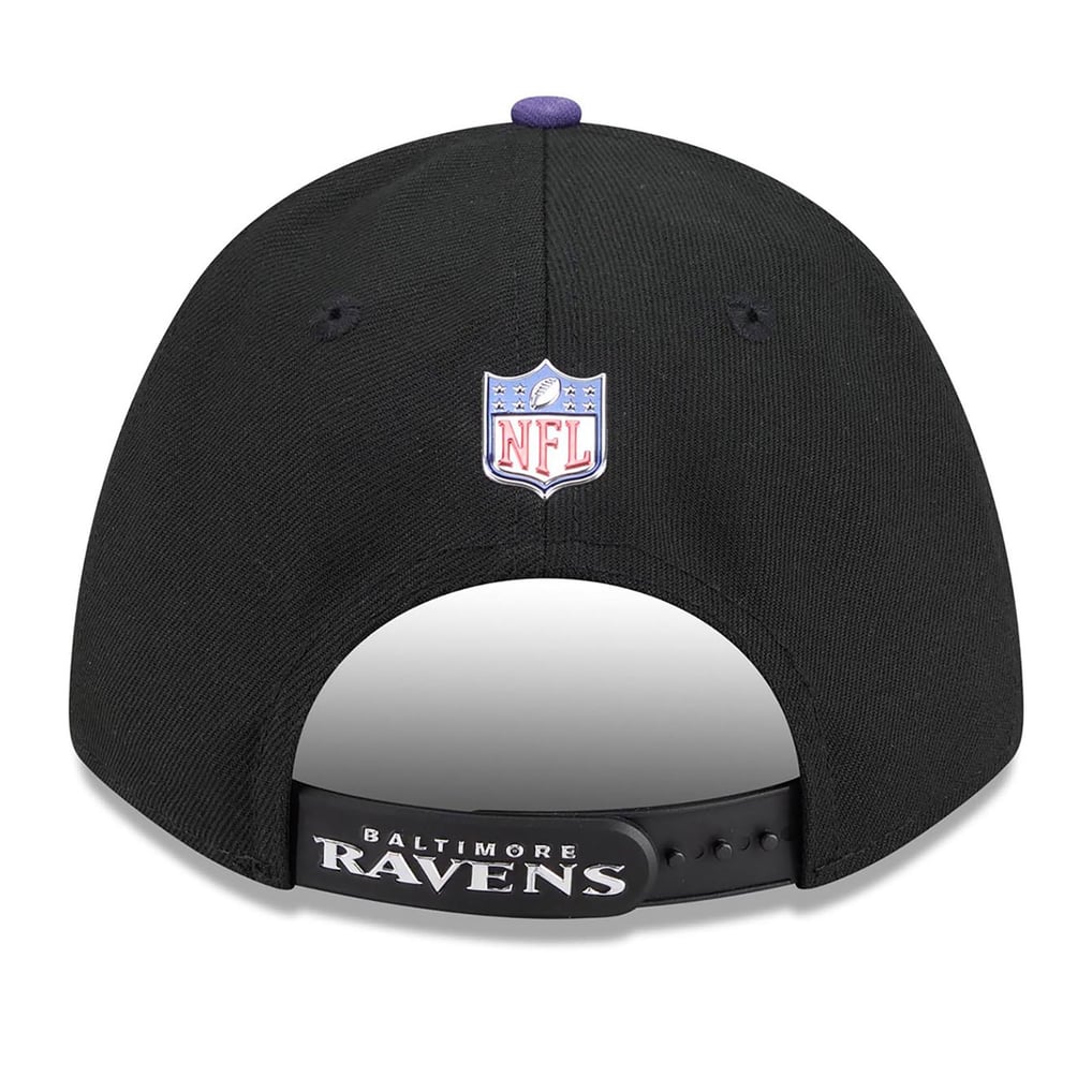  Baltimore Ravens New Era 2026 NFL Draft 9FORTY M-Crown Adjustable Hat - Black/Purple