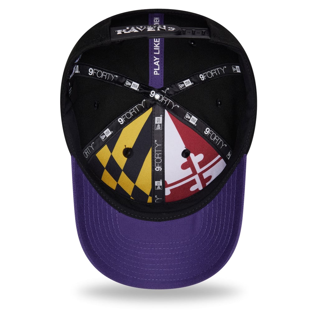  Baltimore Ravens New Era 2026 NFL Draft 9FORTY M-Crown Adjustable Hat - Black/Purple