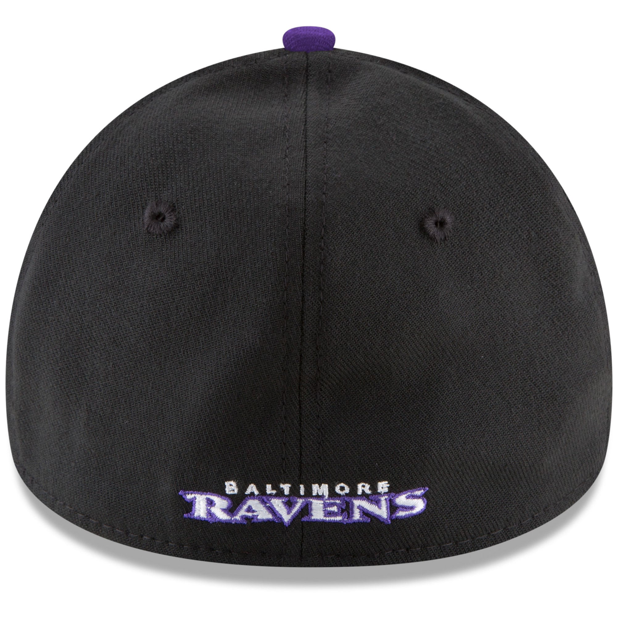 Men's Baltimore Ravens New Era Black/Purple Team Classic Two-Tone