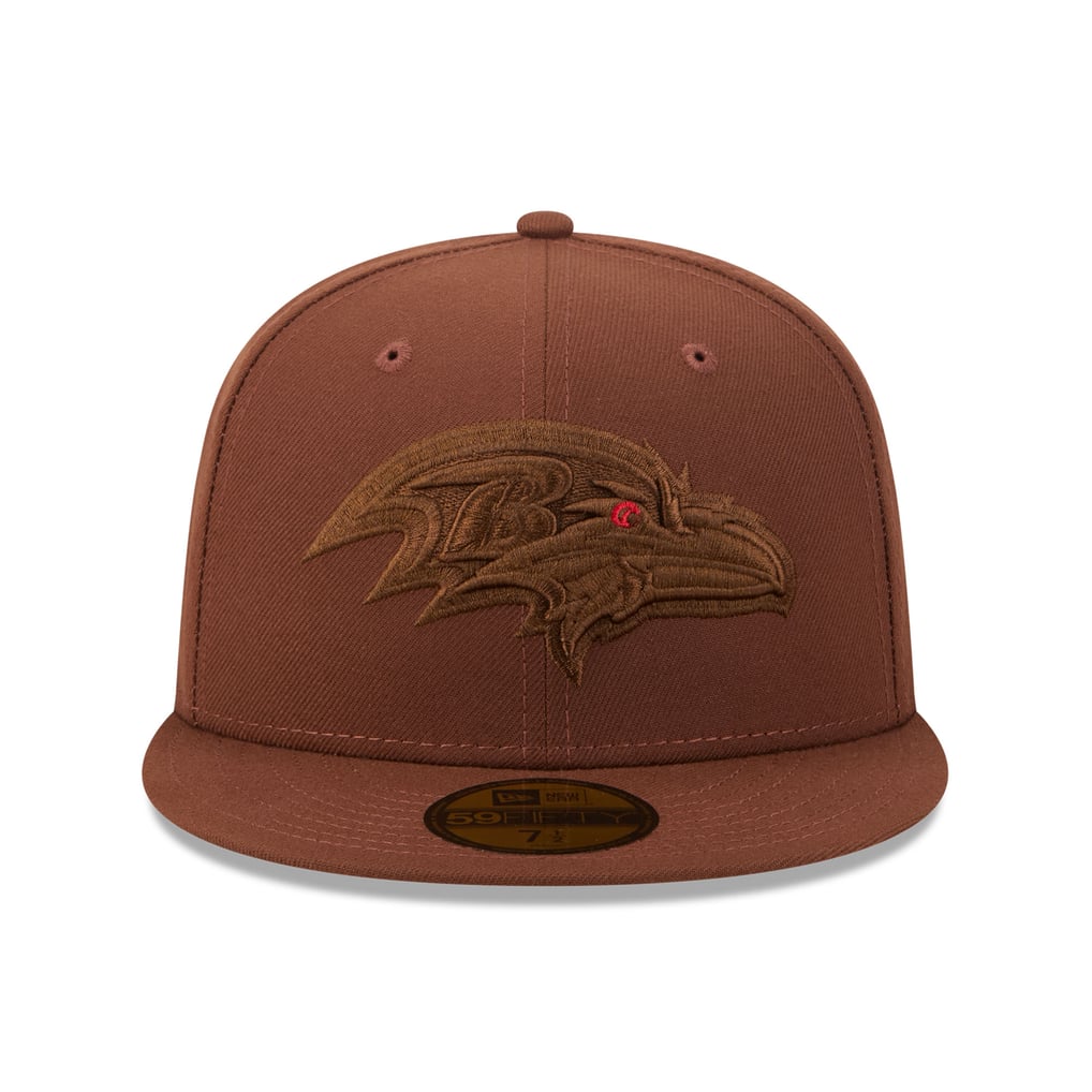 Baltimore Ravens New Era Color Pack 59FIFTY Fitted Hat - Brown