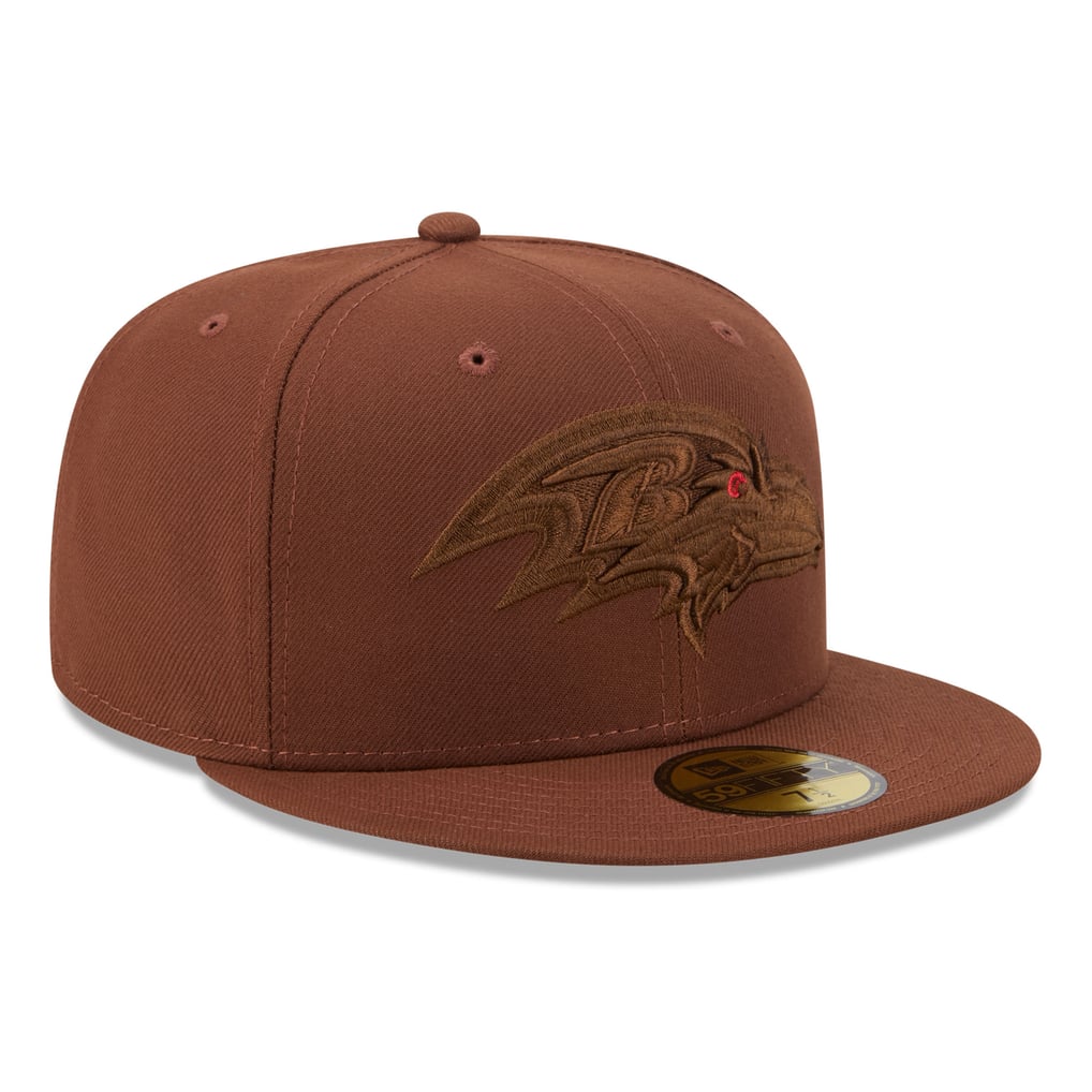 Baltimore Ravens New Era Color Pack 59FIFTY Fitted Hat - Brown