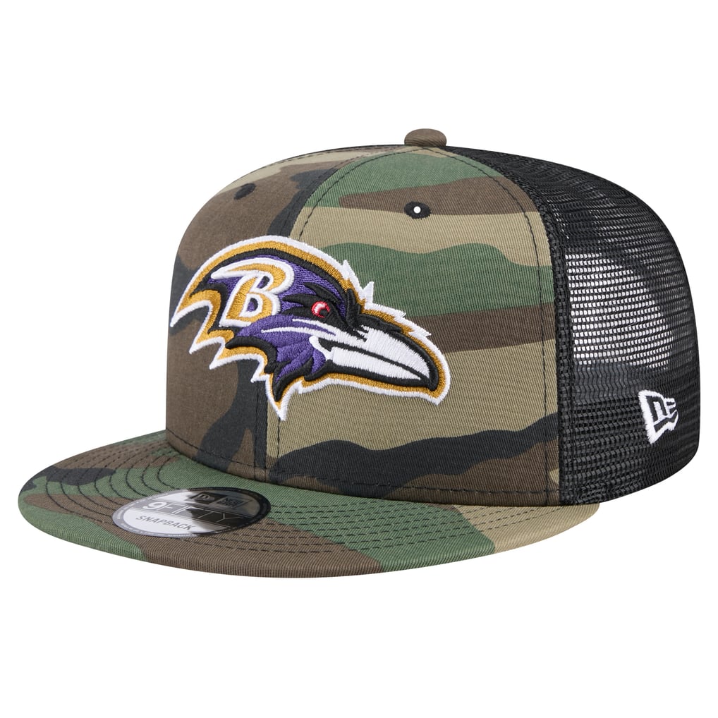 Baltimore Ravens New Era  Main Trucker 9FIFTY Snapback Hat - Camo