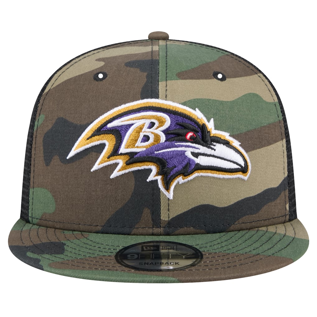 Baltimore Ravens New Era  Main Trucker 9FIFTY Snapback Hat - Camo